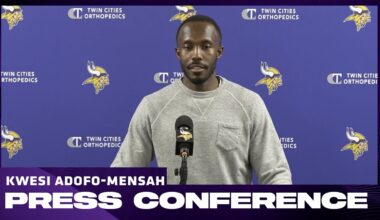 Kwesi Adofo-Mensah on 2025 Season, J.J. McCarthy's Year, Quarterback Room, Offensive Line & More