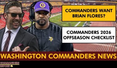 Commanders News: Washington WANTS Brian Flores As Next DC? + 2026 Offseason Checklist