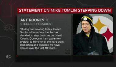 Steelers release statement on Mike Tomlin's exit + Aaron Rodgers' TIME to retire?! | SportsCenter