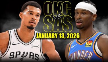 Oklahoma City Thunder vs San Antonio Spurs Full Game Highlights – January 13, 2026 | NBA Season
