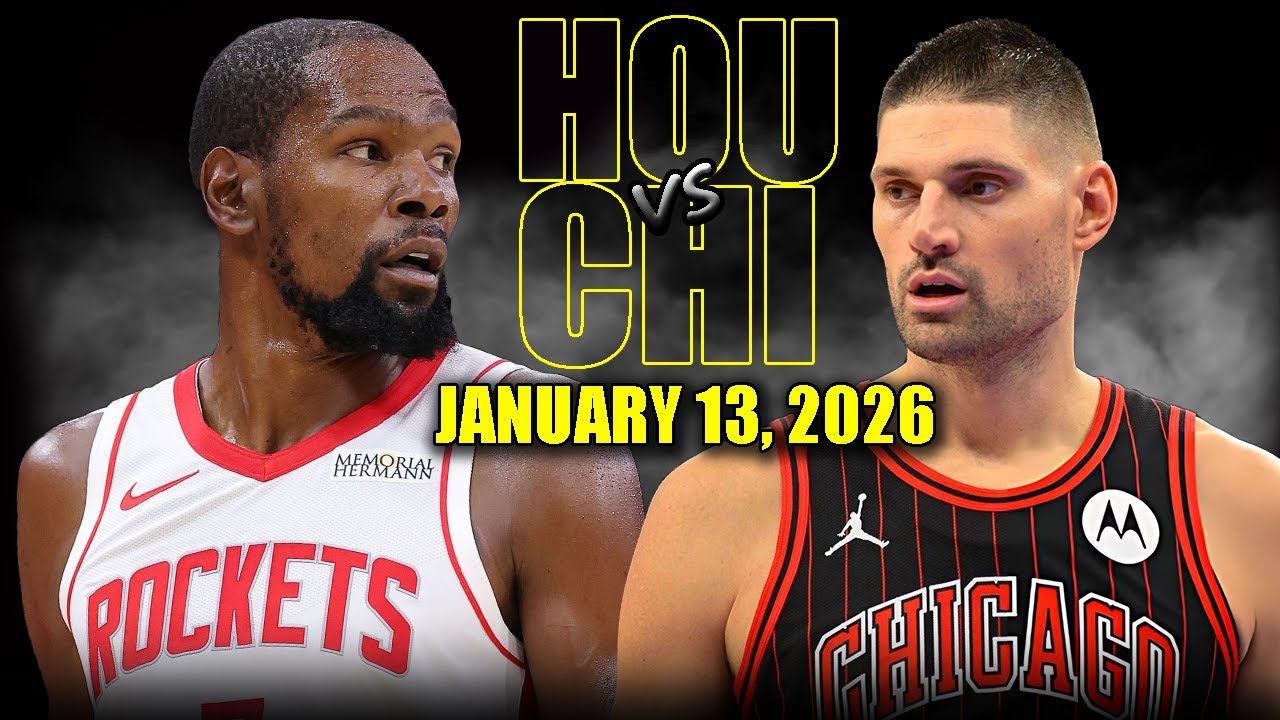 Houston Rockets vs Chicago Bulls Full Game Highlights – January 13, 2026 | NBA Season
