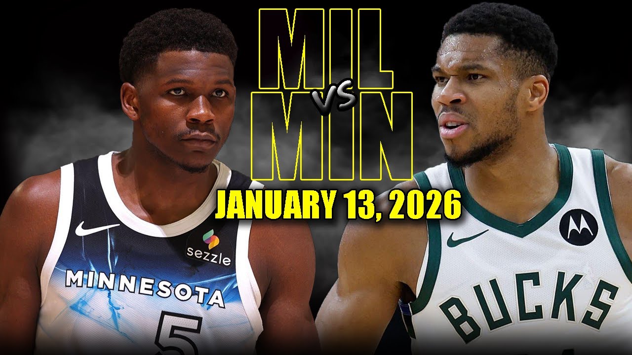 Milwaukee Bucks vs Minnesota Timberwolves Full Game Highlights – January 13, 2026 | NBA Season