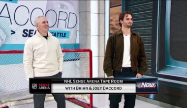 The Tape Room: Seattle Kraken goalie Joey Daccord demonstrates NHL Sense Arena
