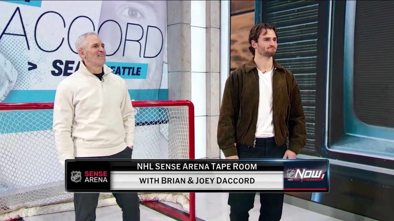 The Tape Room: Seattle Kraken goalie Joey Daccord demonstrates NHL Sense Arena