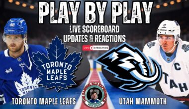🏒 LIVE: Toronto Maple Leafs vs Utah Mammoth NHL Play by Play & Reactions!