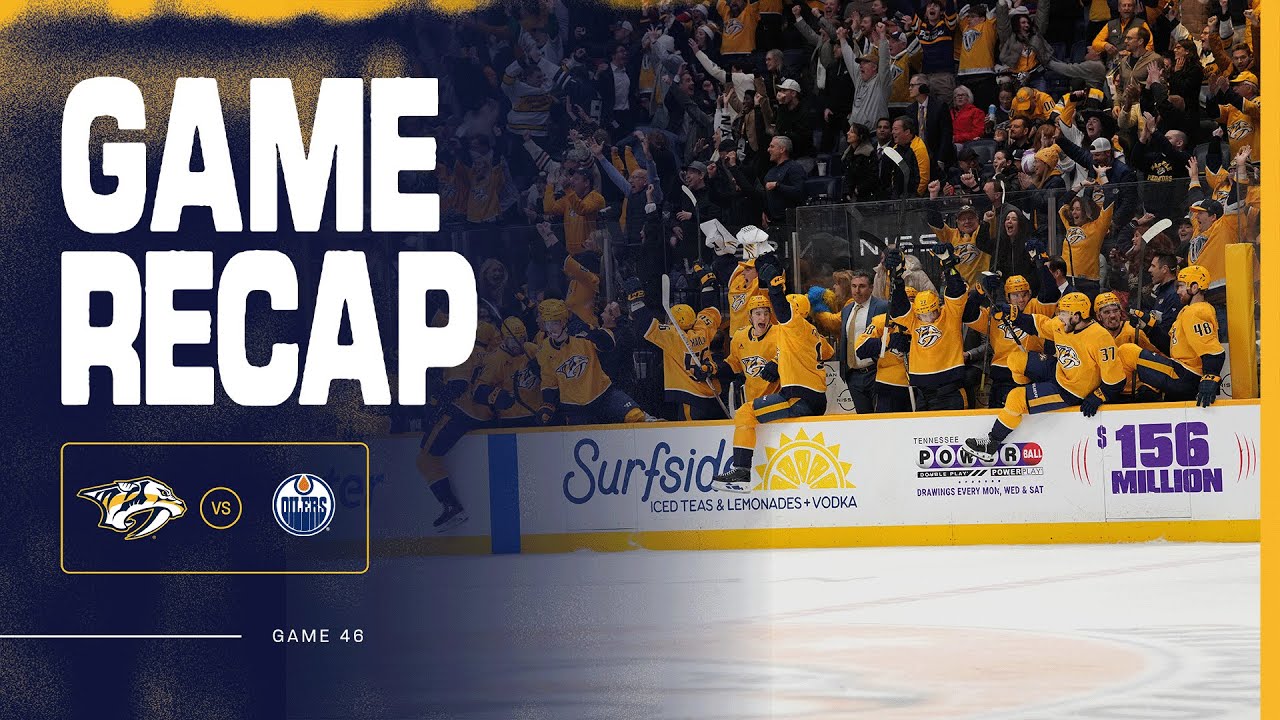 PREDS WIN: Game Highlights vs Edmonton Oilers: Jan. 13