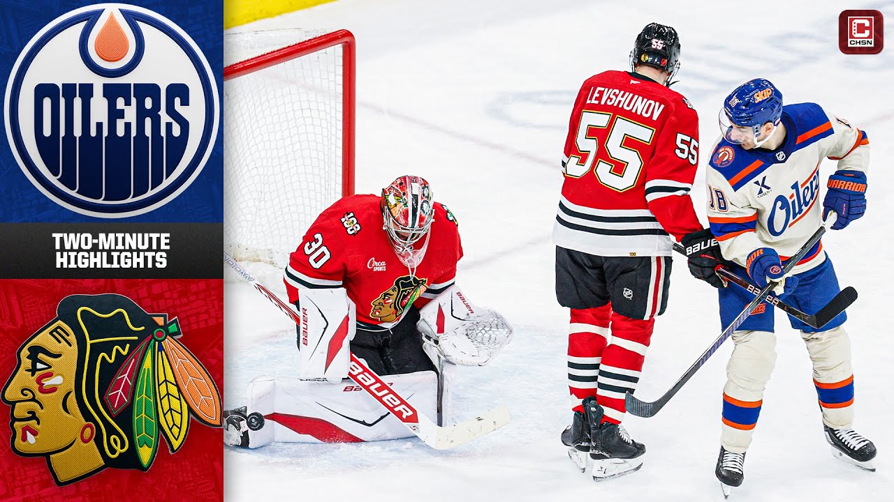 Chicago Blackhawks vs.Edmonton Oilers (1/12/25) | Game Highlights | CHSN Blackhawks