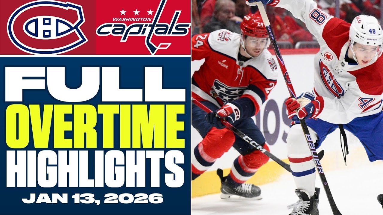 Montreal Canadiens at Washington Capitals | FULL Overtime Highlights - January 13, 2026