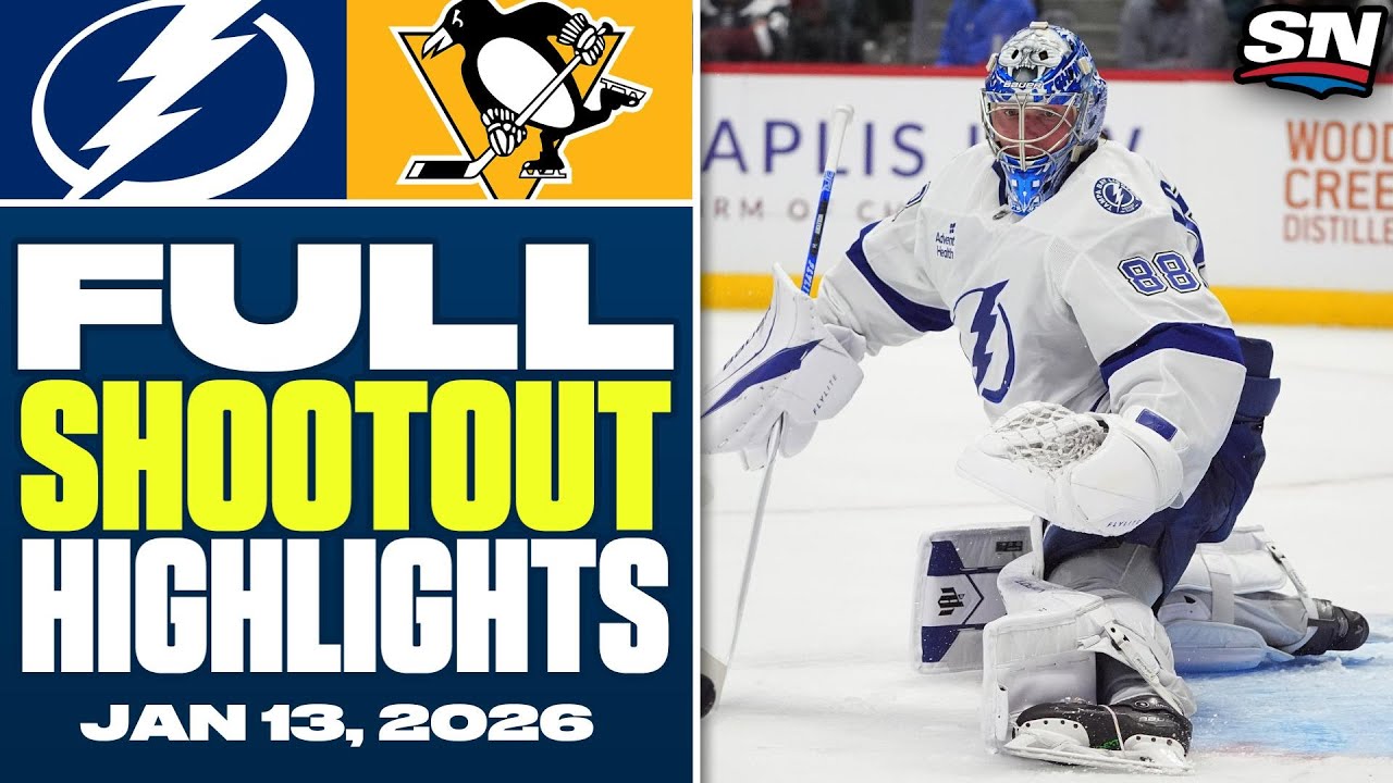 Lightning at Penguins | FULL Shootout Highlights - January 13, 2026