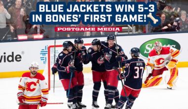 Rick Bowness Leads the CBJ to a 5-3 Victory in His First Game Behind the Bench! 😤 | Postgame Media