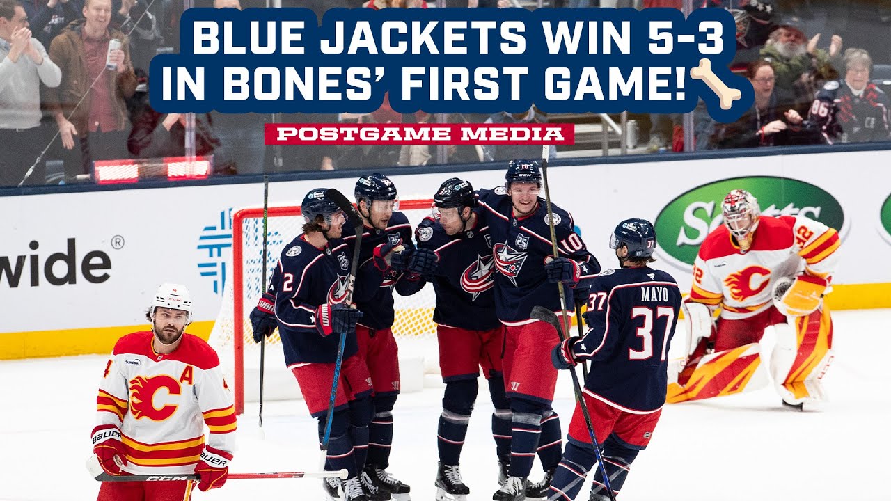 Rick Bowness Leads the CBJ to a 5-3 Victory in His First Game Behind the Bench! 😤 | Postgame Media