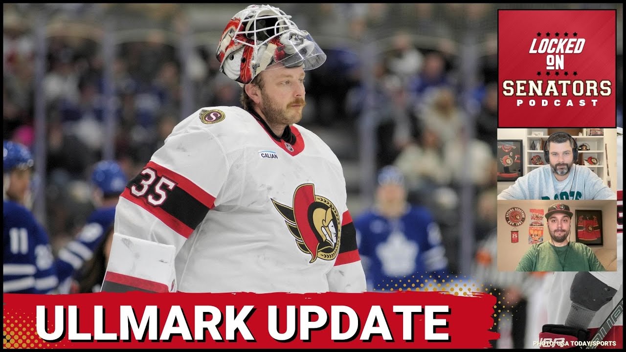 Travis Green Provides Update On Linus Ullmark + Ottawa Senators vs Vancouver Canucks Game Preview