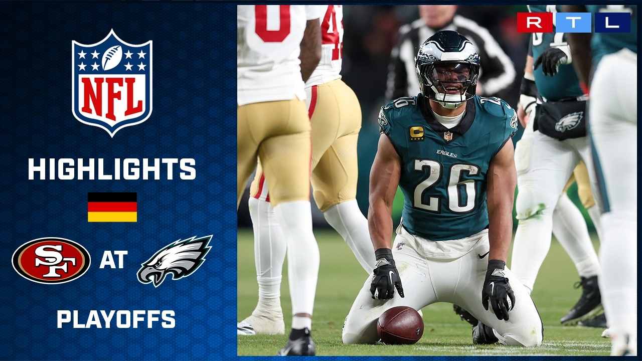 San Francisco 49ers at Philadelphia Eagles | 🇩🇪 NFL-Playoffs-Highlights | RTL Sport
