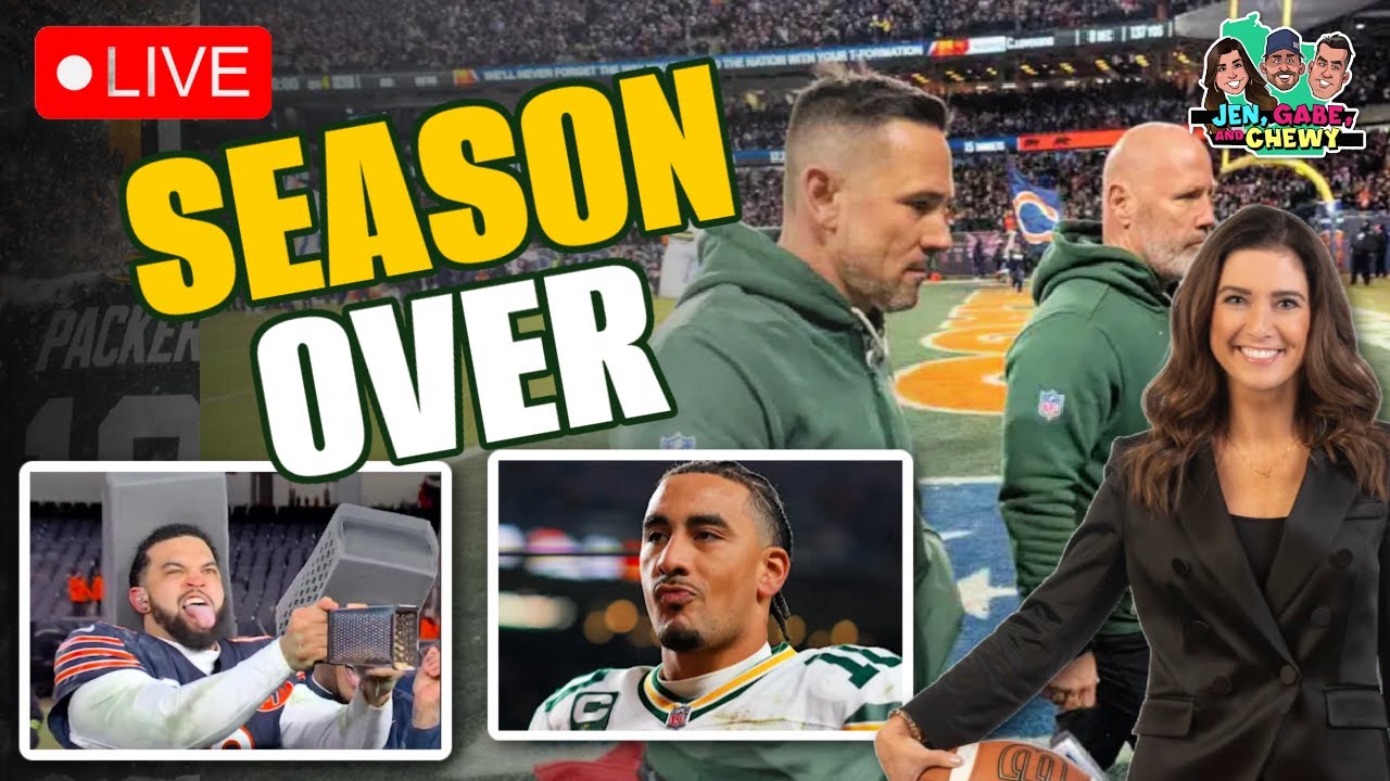LIVE REACT: Will Matt LaFleur Be FIRED? | Packers EMBARRASSED by Bears in Brutal Loss