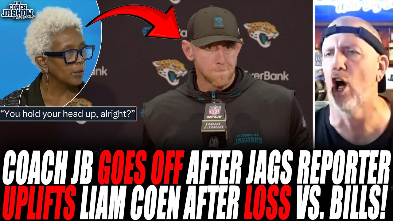 Coach JB GOES OFF After Jaguars Reporter UPLIFTS Liam Coen After Wild Card Playoff LOSS vs. Bills!
