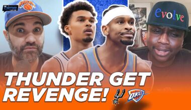 Thunder-Spurs Reaction: SGA and Jalen Williams DOMINATE 2nd half | The Dime With Josh and Kwab