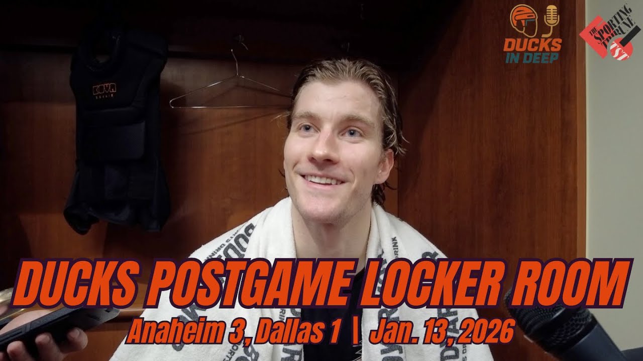 Lukáš Dostál: "Hopefully, the dark times are over." | Ducks snap 9-game losing streak