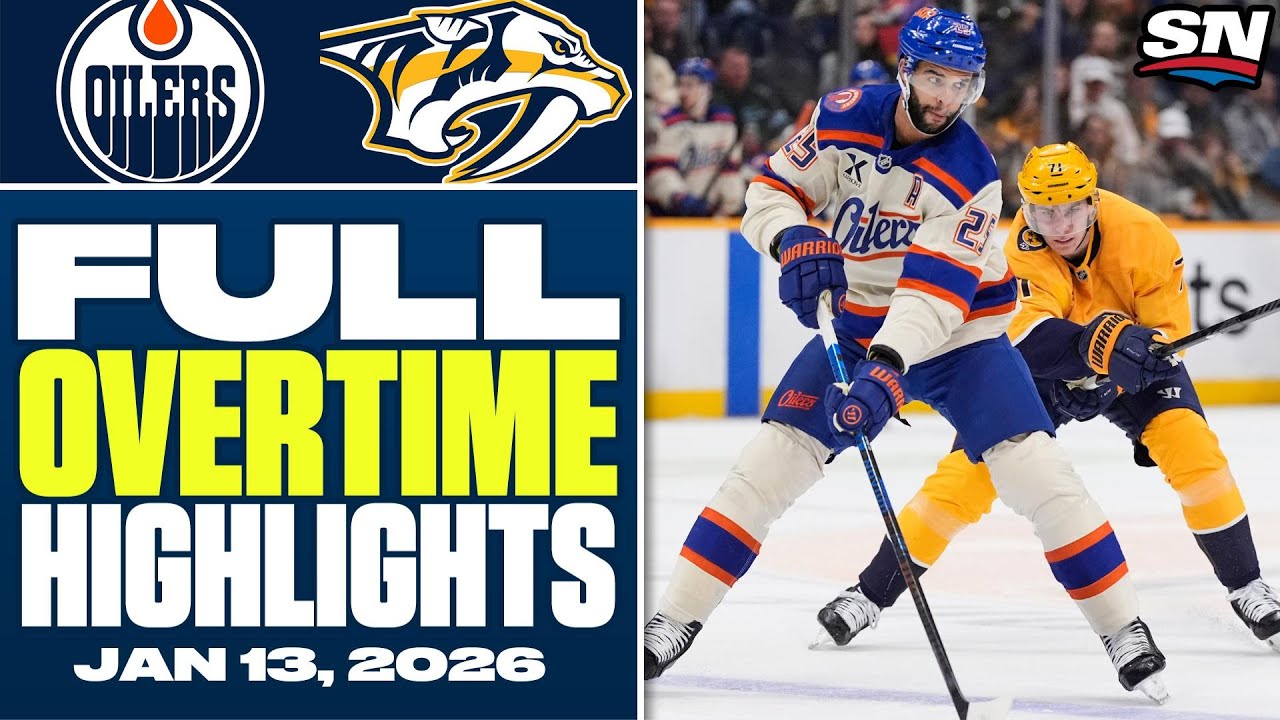 Oilers at Predators | FULL Overtime Highlights - January 13, 2026