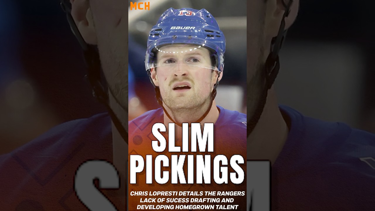 New York Rangers Lack Of Player Development Is Costing The Team