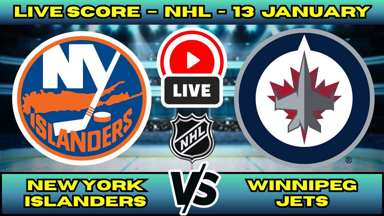 🔴 New York Islanders vs Winnipeg Jets | NHL PLAY BY PLAY | Live Score Update January 13