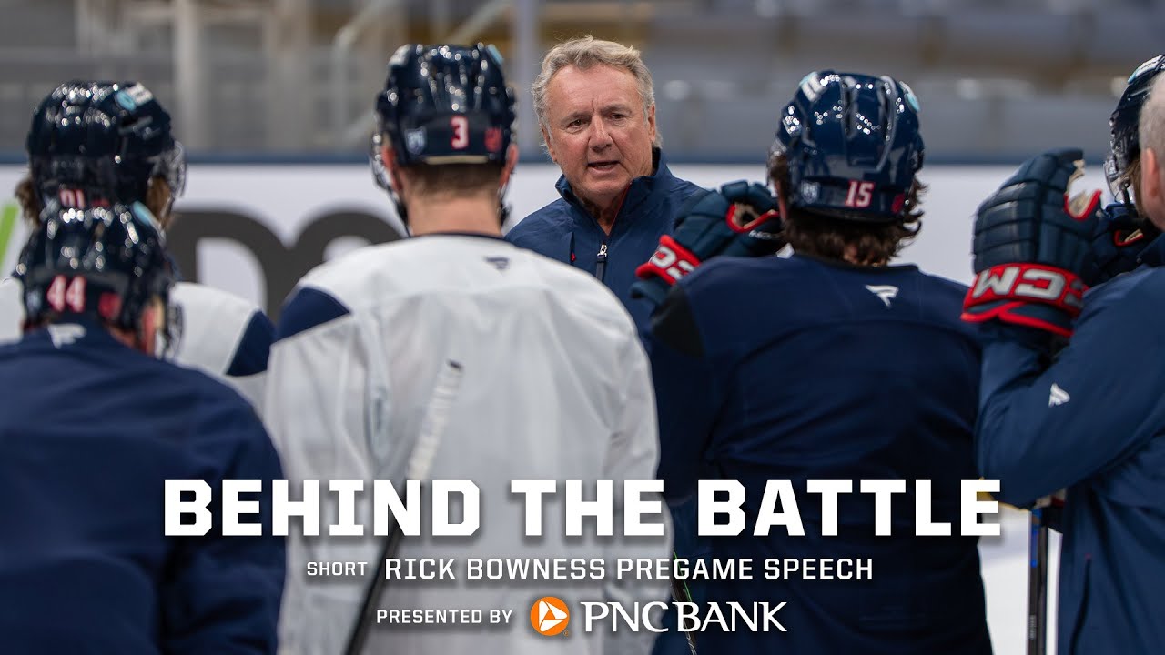 CBJ Head Coach Rick Bowness FIRES UP the Boys Before His First Game!💥 | Behind the Battle Short
