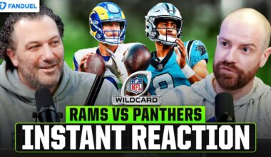 Rams vs. Panthers 🚨 NFL Wild Card Instant Reaction 👀