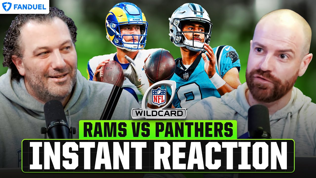 Rams vs. Panthers 🚨 NFL Wild Card Instant Reaction 👀