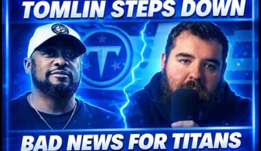Tennessee Titans fan immediate reaction to Mike Tomlin STEPPING DOWN as the Steelers Head Coach
