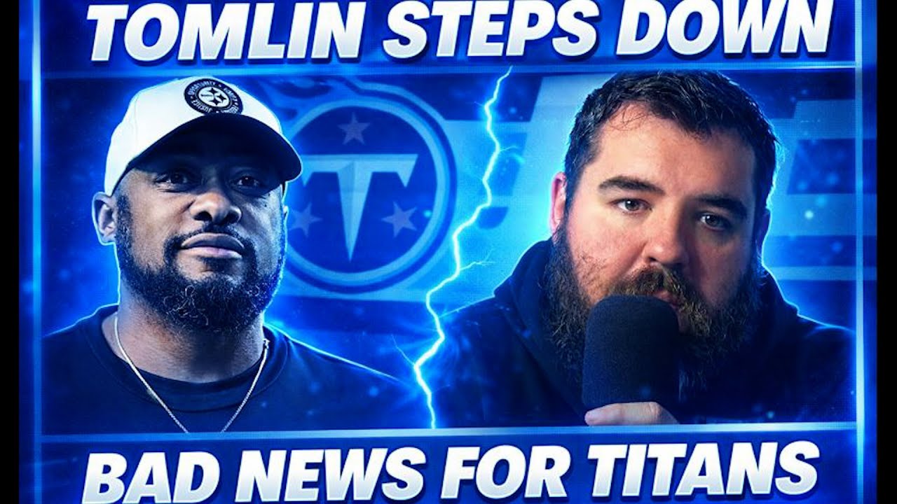Tennessee Titans fan immediate reaction to Mike Tomlin STEPPING DOWN as the Steelers Head Coach