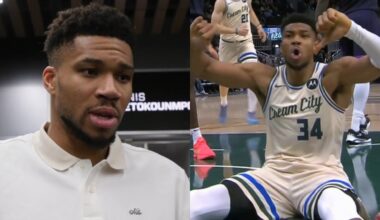 Giannis speaks on booing back at Bucks crowd during blowout vs Timberwolves