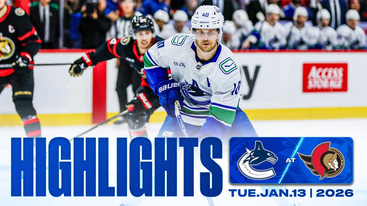Game in 10 | Vancouver Canucks at Ottawa Senators Highlights (Jan 13, 2026)