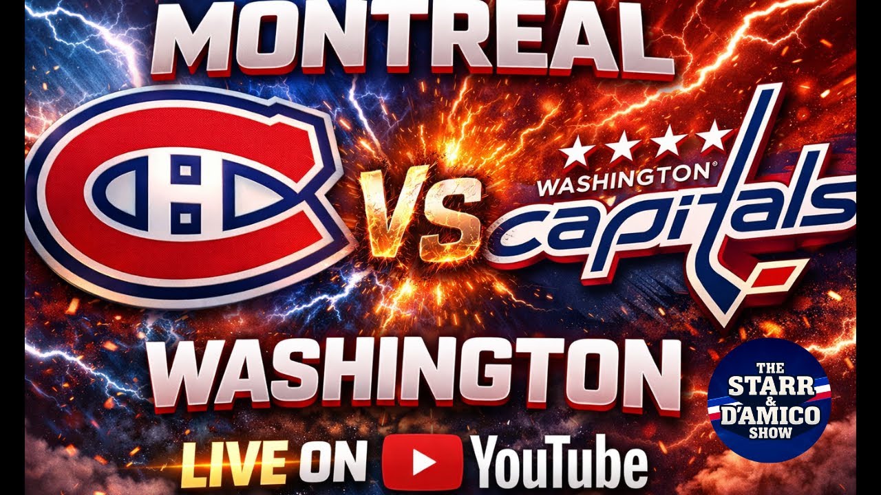 PLAYOFF RACE HEATS UP! Canadiens vs Capitals | HUGE Test in Washington | LIVE RECAP