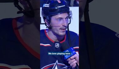 "I Love Being a Blue Jacket!" - Zach Werenski 💪💥