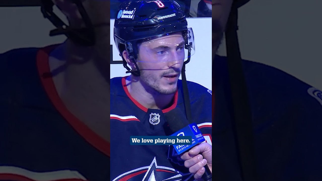 "I Love Being a Blue Jacket!" - Zach Werenski 💪💥