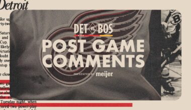 Mo Seider, Dylan Larkin & Todd McLellan Post Game @ BOS | Jan. 14, 2026