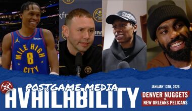 ALL Denver Nuggets Postgame Media vs. NOP 🎙️