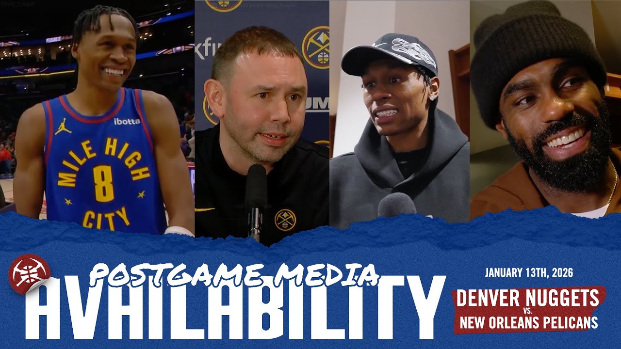 ALL Denver Nuggets Postgame Media vs. NOP 🎙️