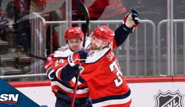 Capitals' McMichael Pots Rebound For Overtime Winner vs. Canadiens