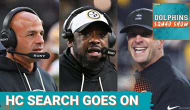 DOLPHINS SQUAD SHOW: Miami DOLPHINS CONTINUE SEARCH FOR HEAD COACH as More Big Names Enter the Pool