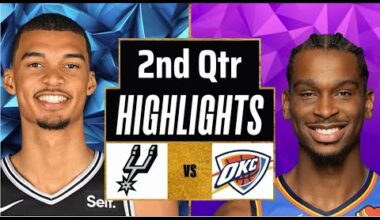San Antonio Spurs vs Thunder Full Game Highlights 2nd Qtr | Jan 13 | 2026 NBA Highlights