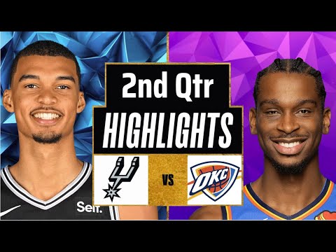 San Antonio Spurs vs Thunder Full Game Highlights 2nd Qtr | Jan 13 | 2026 NBA Highlights