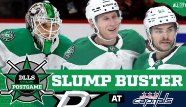 Stars Sweep Capitals To End Six-Game Slump | DLLS STARS POSTGAME