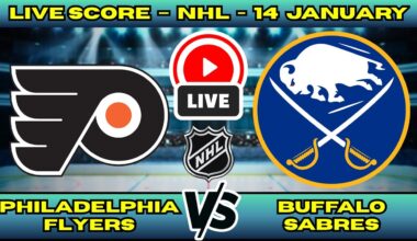 🔴 Philadelphia Flyers vs Buffalo Sabres | NHL PLAY BY PLAY | Live Score Update Jan 14