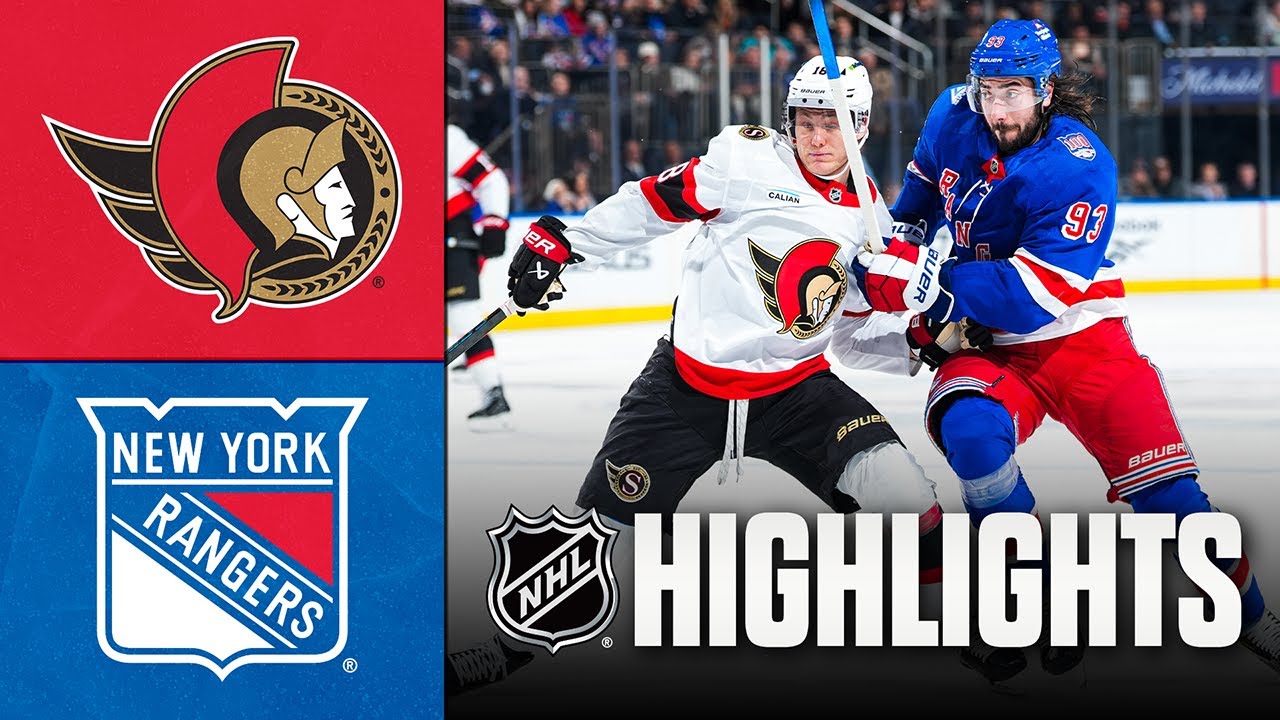 Senators vs. Rangers | NHL Highlights | January 14, 2026