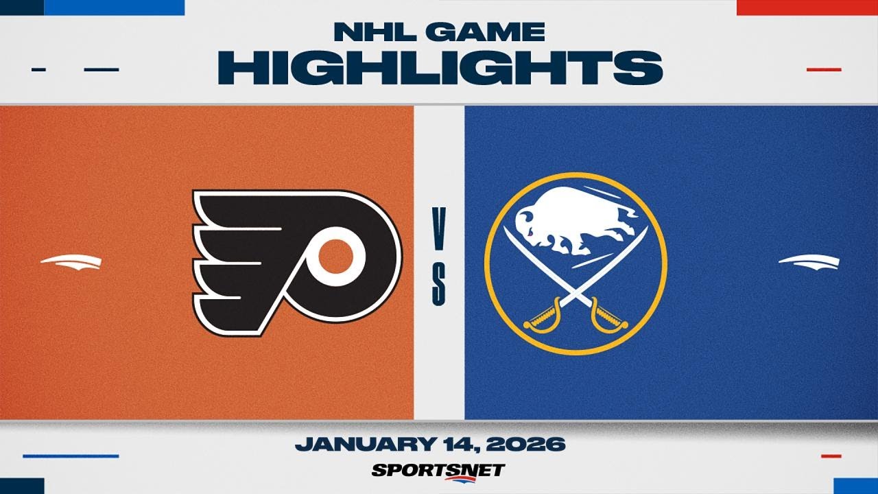 NHL Highlights | Flyers vs. Sabres - January 14, 2026