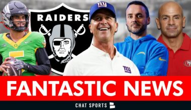 Raiders Get FANTASTIC News + NFL Coaching Rumors & Interview Updates