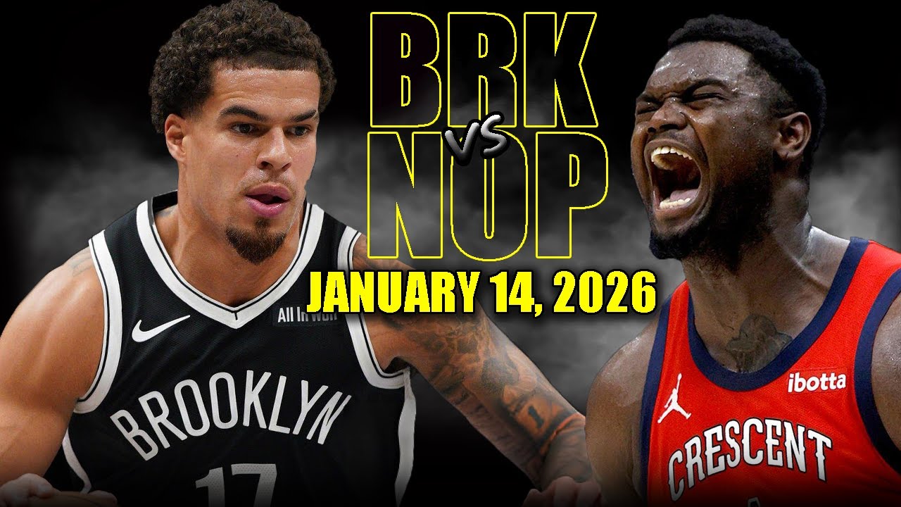 Brooklyn Nets vs New Orleans Pelicans Full Game Highlights -January 14, 2026 | NBA Season