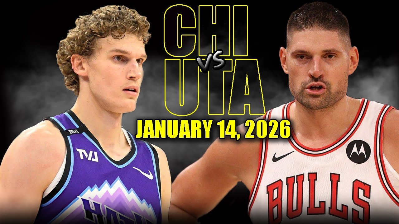 Chicago Bulls vs Utah Jazz Full Game Highlights -January 14, 2026 | NBA Season