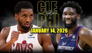 Philadelphia 76ers vs Cleveland Cavaliers Full Game Highlights -January 14, 2026 | NBA Season