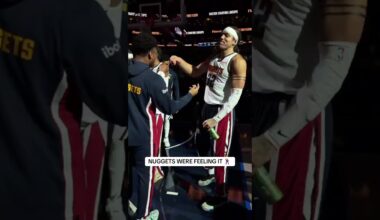 Denver Nuggets broke out some loves before tonight’s matchup 😂
